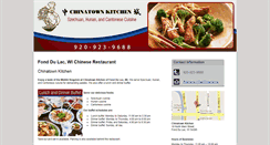 Desktop Screenshot of chinatownkitchenwi.com